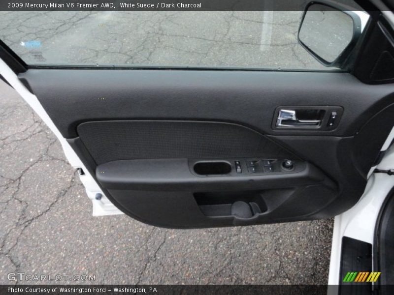 White Suede / Dark Charcoal 2009 Mercury Milan V6 Premier AWD