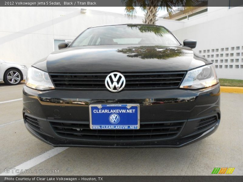 Black / Titan Black 2012 Volkswagen Jetta S Sedan