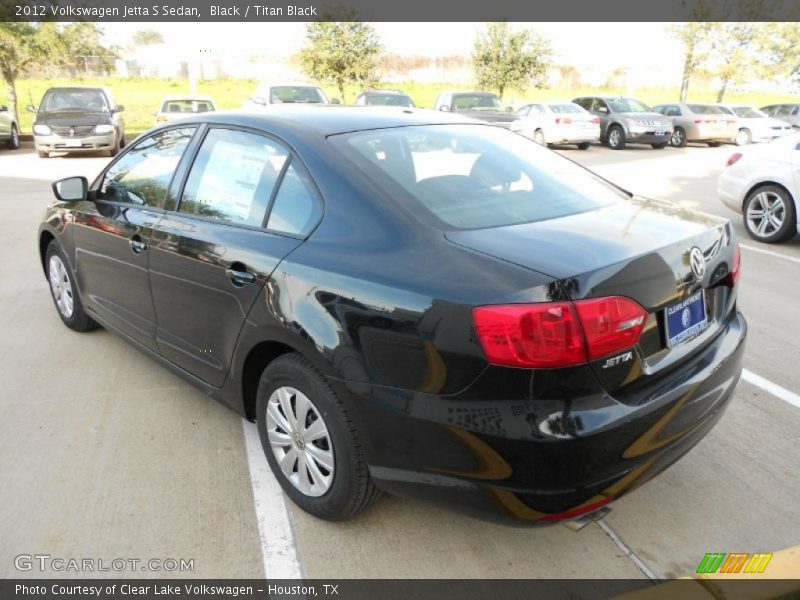 Black / Titan Black 2012 Volkswagen Jetta S Sedan
