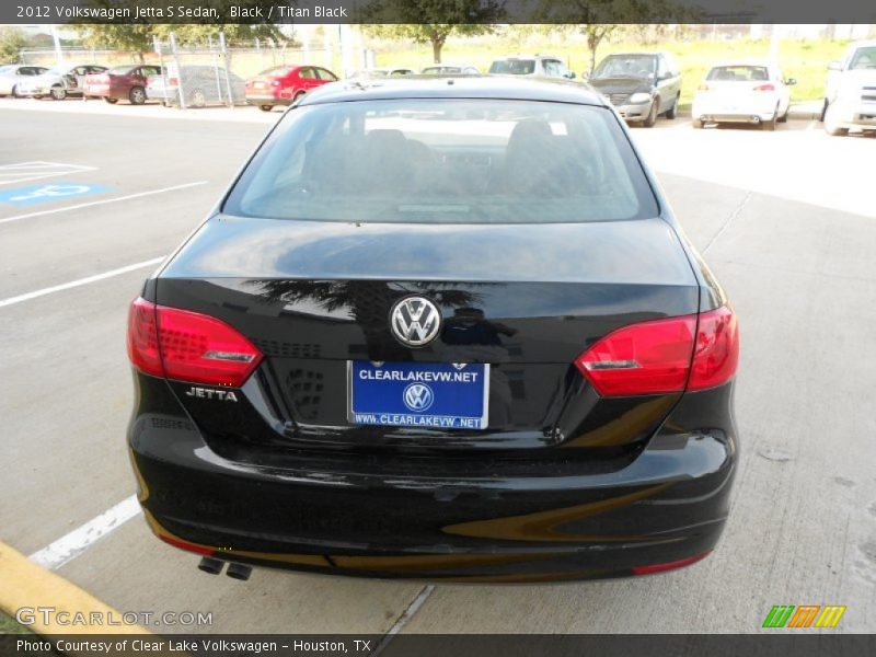 Black / Titan Black 2012 Volkswagen Jetta S Sedan