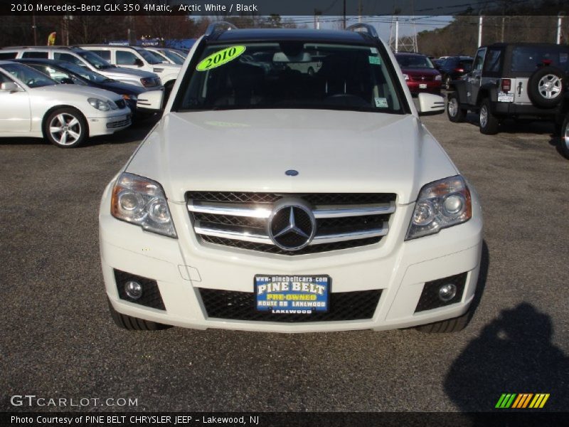 Arctic White / Black 2010 Mercedes-Benz GLK 350 4Matic