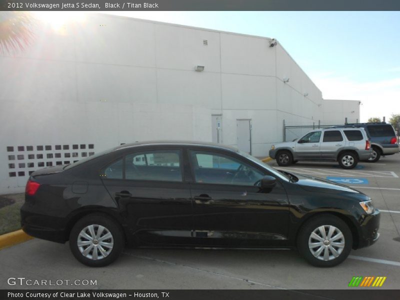 Black / Titan Black 2012 Volkswagen Jetta S Sedan