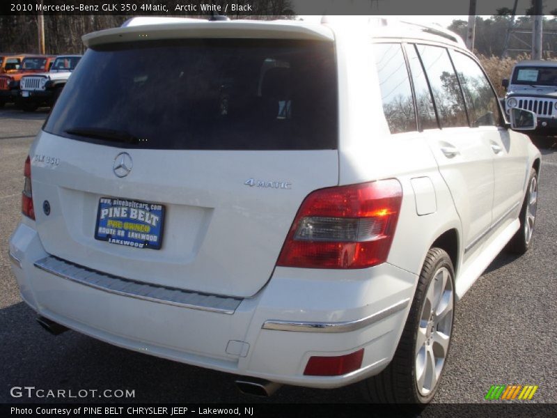 Arctic White / Black 2010 Mercedes-Benz GLK 350 4Matic
