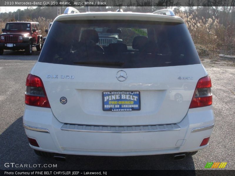 Arctic White / Black 2010 Mercedes-Benz GLK 350 4Matic