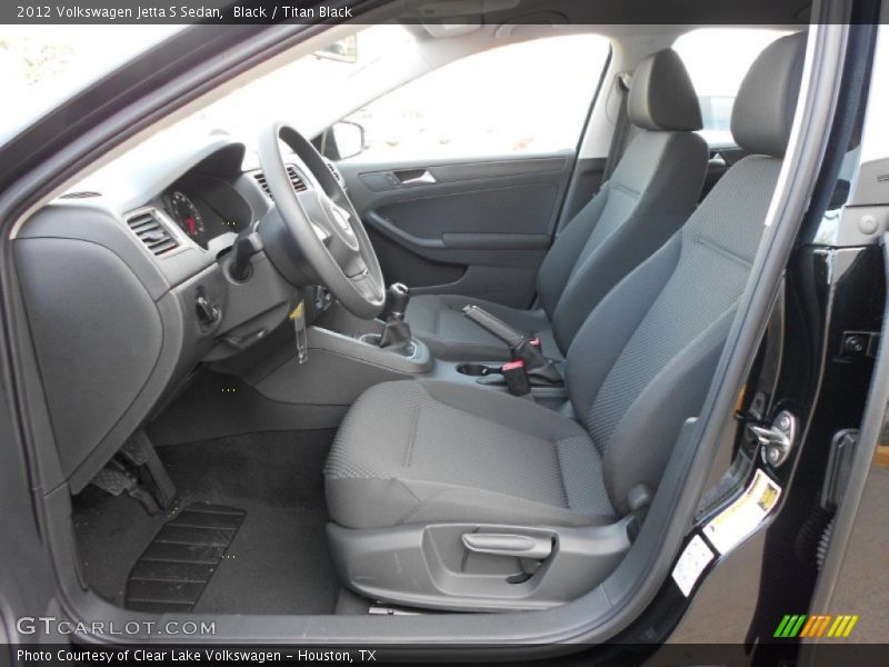  2012 Jetta S Sedan Titan Black Interior