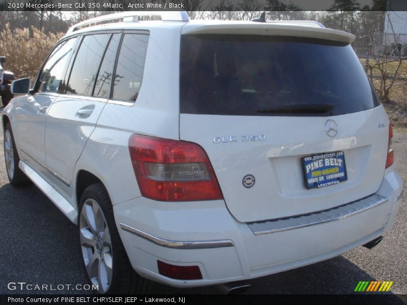 Arctic White / Black 2010 Mercedes-Benz GLK 350 4Matic