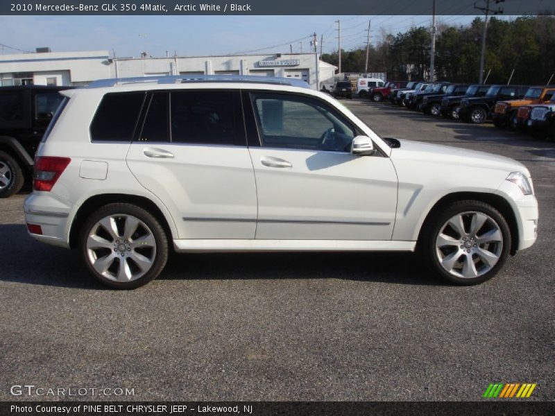 Arctic White / Black 2010 Mercedes-Benz GLK 350 4Matic