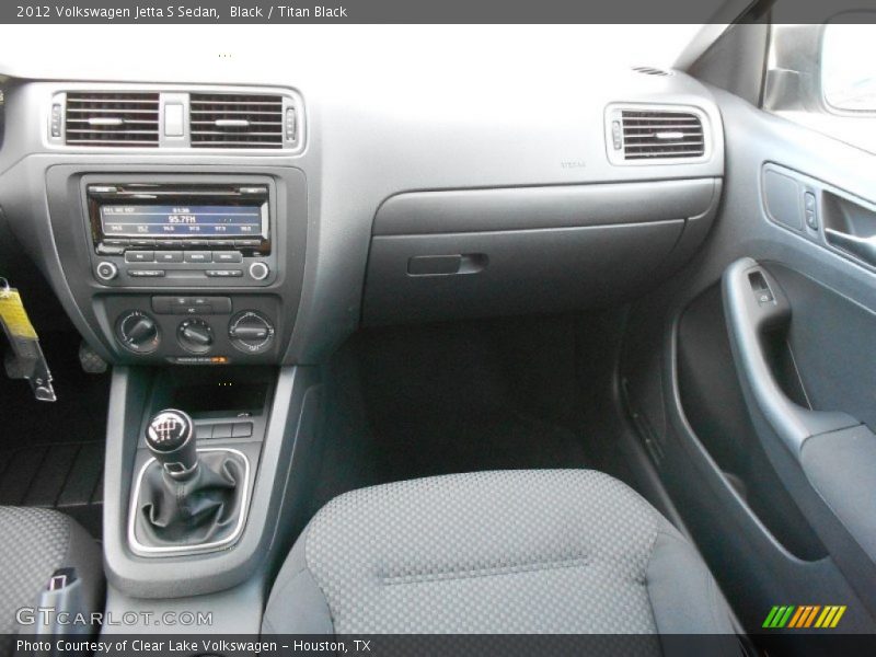Black / Titan Black 2012 Volkswagen Jetta S Sedan