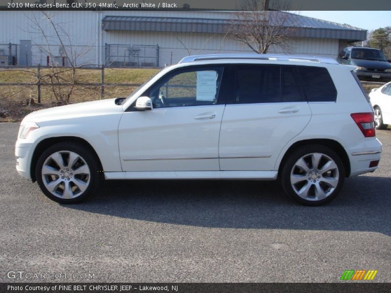 Arctic White / Black 2010 Mercedes-Benz GLK 350 4Matic
