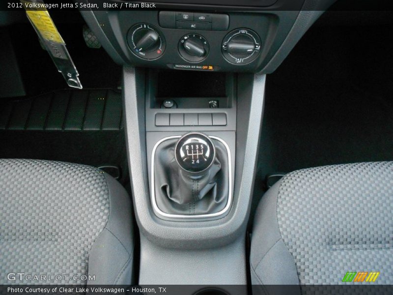  2012 Jetta S Sedan 5 Speed Manual Shifter