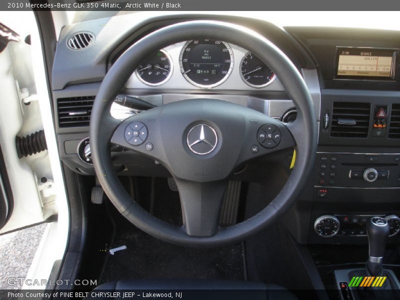 Arctic White / Black 2010 Mercedes-Benz GLK 350 4Matic