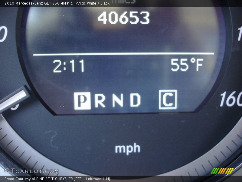 Arctic White / Black 2010 Mercedes-Benz GLK 350 4Matic