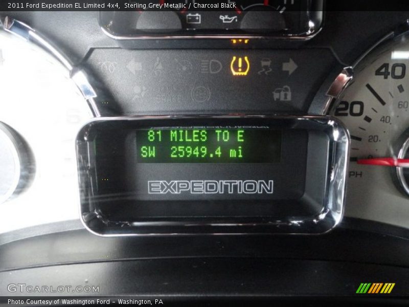 Sterling Grey Metallic / Charcoal Black 2011 Ford Expedition EL Limited 4x4