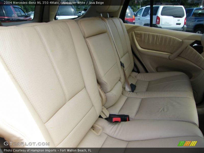 Alabaster White / Java Beige 2004 Mercedes-Benz ML 350 4Matic