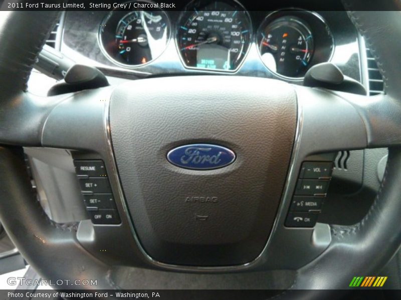 Sterling Grey / Charcoal Black 2011 Ford Taurus Limited