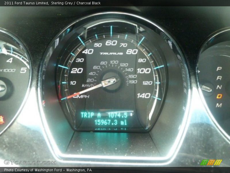 Sterling Grey / Charcoal Black 2011 Ford Taurus Limited