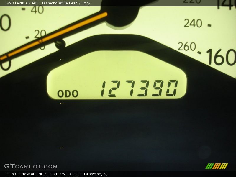 Diamond White Pearl / Ivory 1998 Lexus GS 400