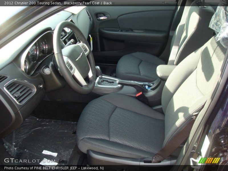  2012 200 Touring Sedan Black Interior