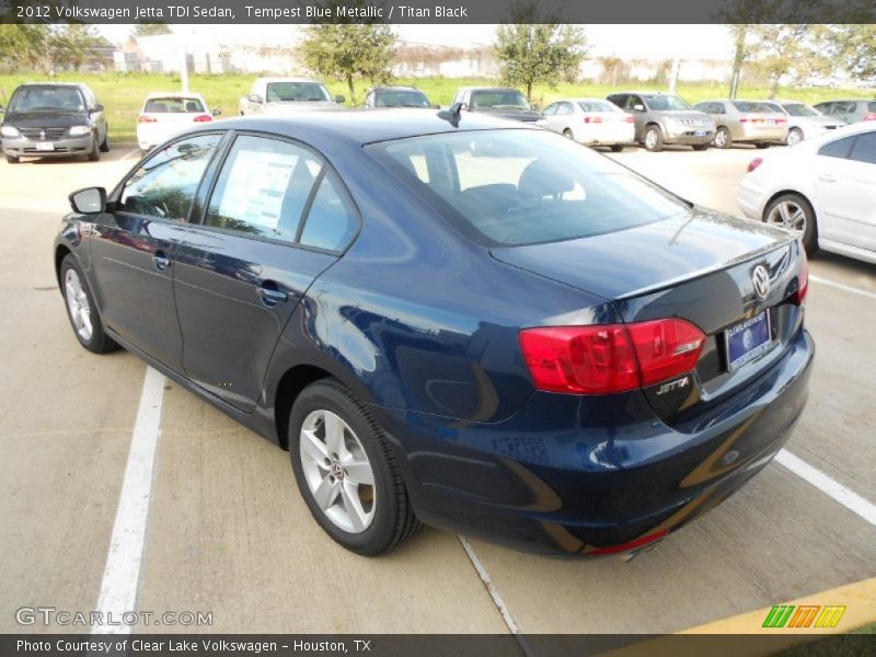 Tempest Blue Metallic / Titan Black 2012 Volkswagen Jetta TDI Sedan