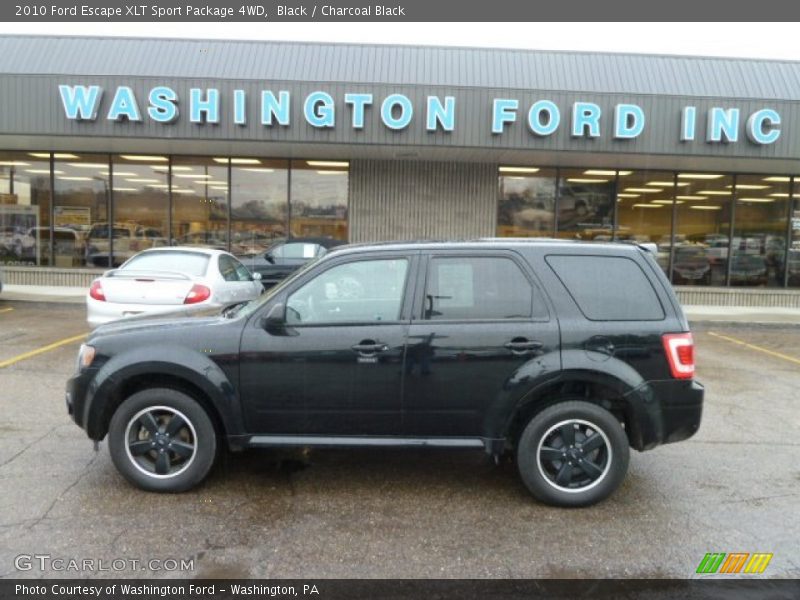 Black / Charcoal Black 2010 Ford Escape XLT Sport Package 4WD