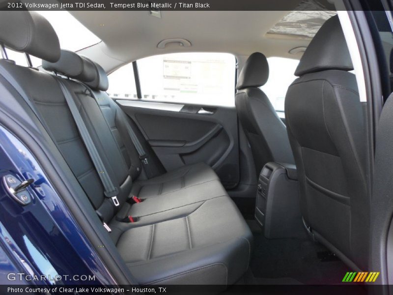 Tempest Blue Metallic / Titan Black 2012 Volkswagen Jetta TDI Sedan