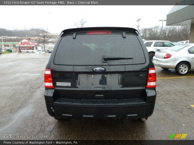 Black / Charcoal Black 2010 Ford Escape XLT Sport Package 4WD