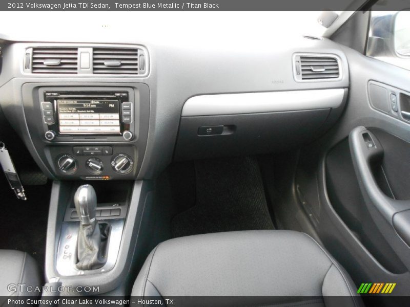 Tempest Blue Metallic / Titan Black 2012 Volkswagen Jetta TDI Sedan