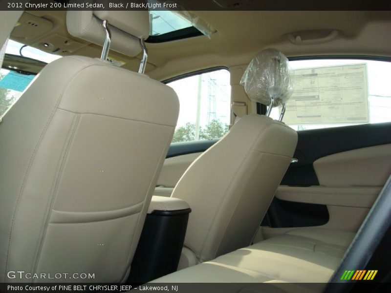 Black / Black/Light Frost 2012 Chrysler 200 Limited Sedan