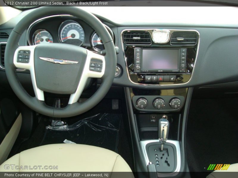 Black / Black/Light Frost 2012 Chrysler 200 Limited Sedan