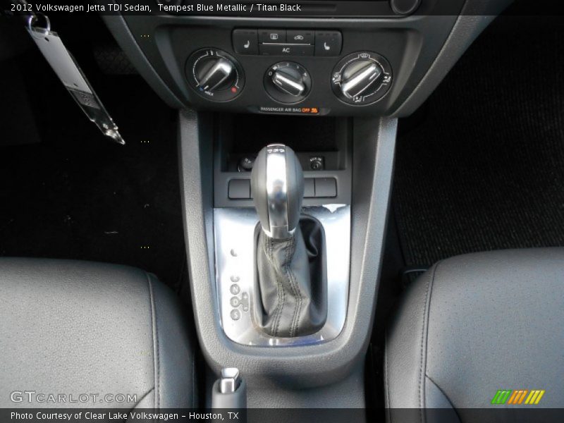 Tempest Blue Metallic / Titan Black 2012 Volkswagen Jetta TDI Sedan