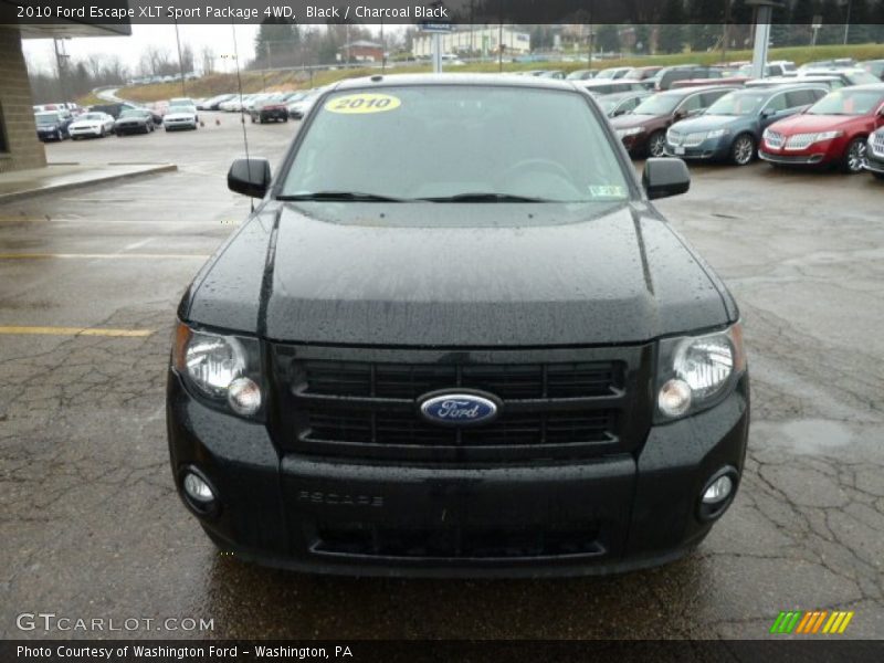 Black / Charcoal Black 2010 Ford Escape XLT Sport Package 4WD