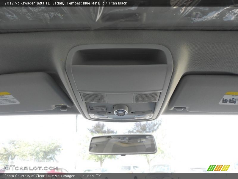 Tempest Blue Metallic / Titan Black 2012 Volkswagen Jetta TDI Sedan