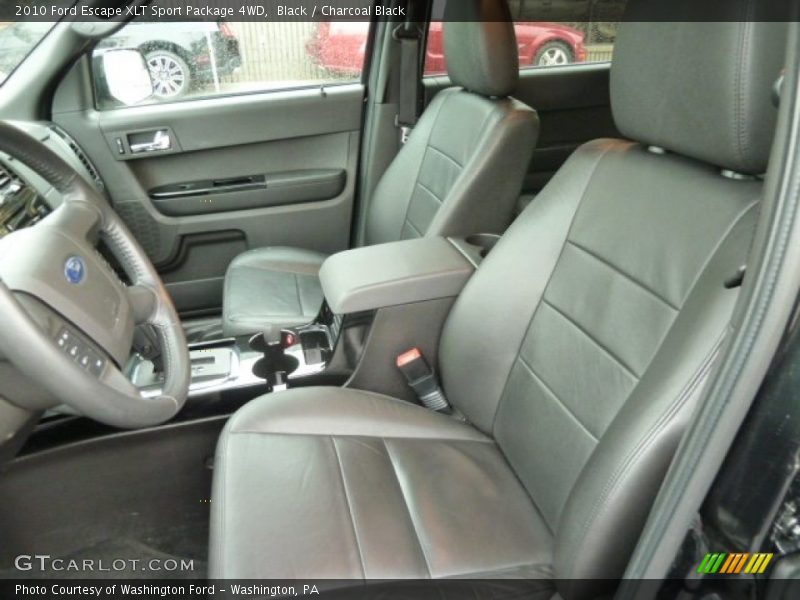  2010 Escape XLT Sport Package 4WD Charcoal Black Interior