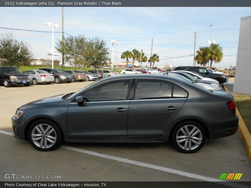 Platinum Gray Metallic / Titan Black 2012 Volkswagen Jetta GLI