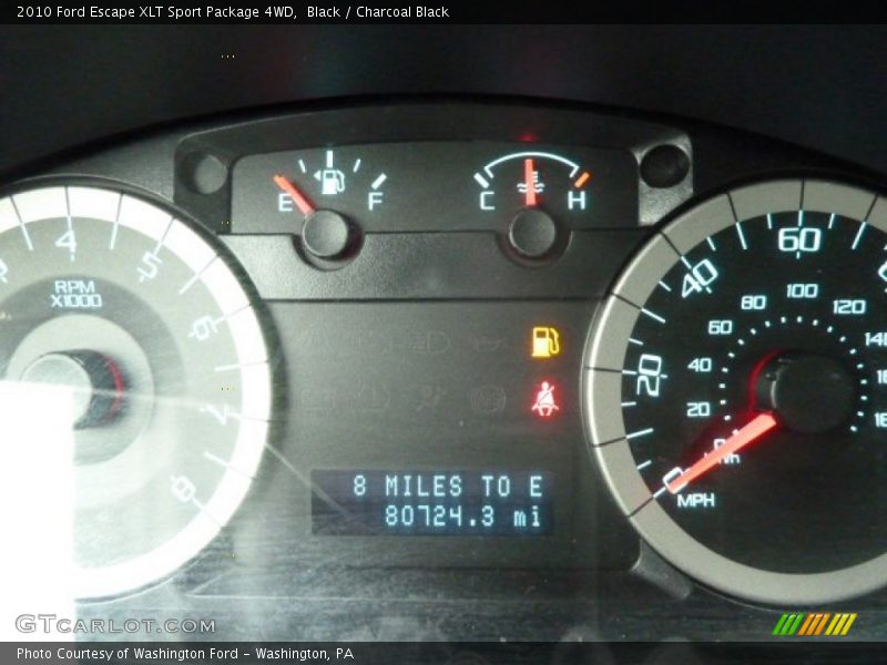 Black / Charcoal Black 2010 Ford Escape XLT Sport Package 4WD