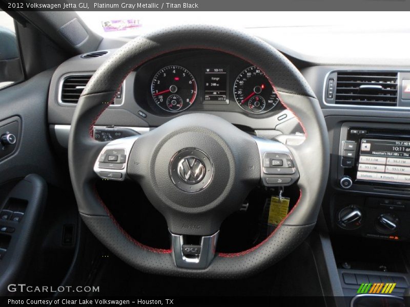 Platinum Gray Metallic / Titan Black 2012 Volkswagen Jetta GLI
