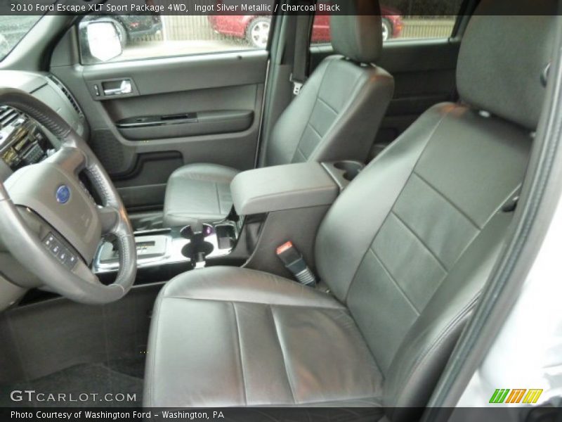 Ingot Silver Metallic / Charcoal Black 2010 Ford Escape XLT Sport Package 4WD