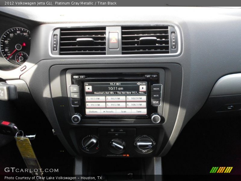 Platinum Gray Metallic / Titan Black 2012 Volkswagen Jetta GLI