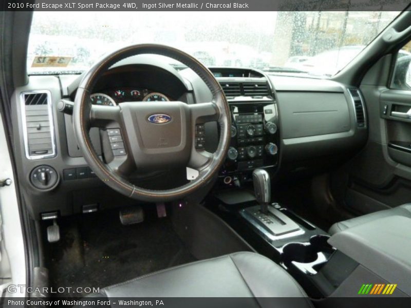  2010 Escape XLT Sport Package 4WD Charcoal Black Interior