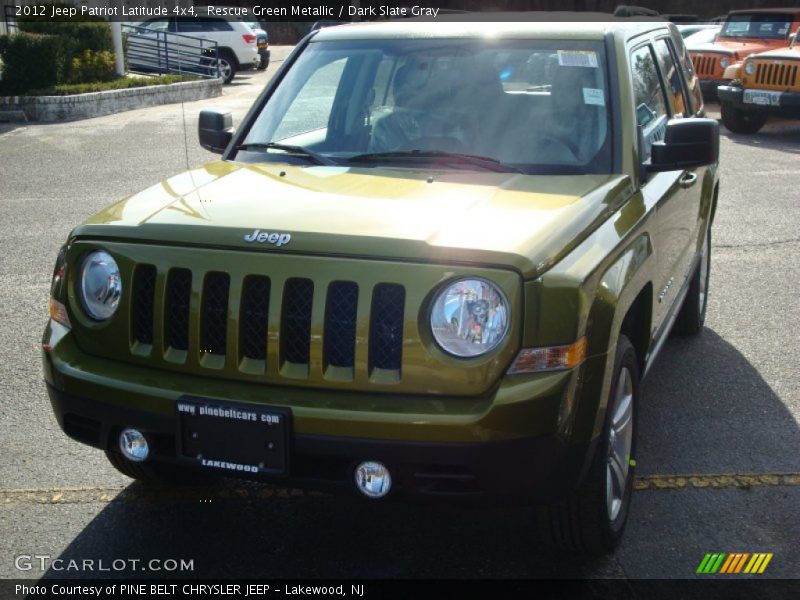 Rescue Green Metallic / Dark Slate Gray 2012 Jeep Patriot Latitude 4x4