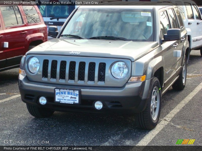 Mineral Gray Metallic / Dark Slate Gray 2012 Jeep Patriot Sport
