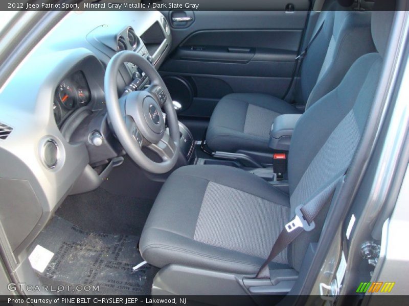 Mineral Gray Metallic / Dark Slate Gray 2012 Jeep Patriot Sport