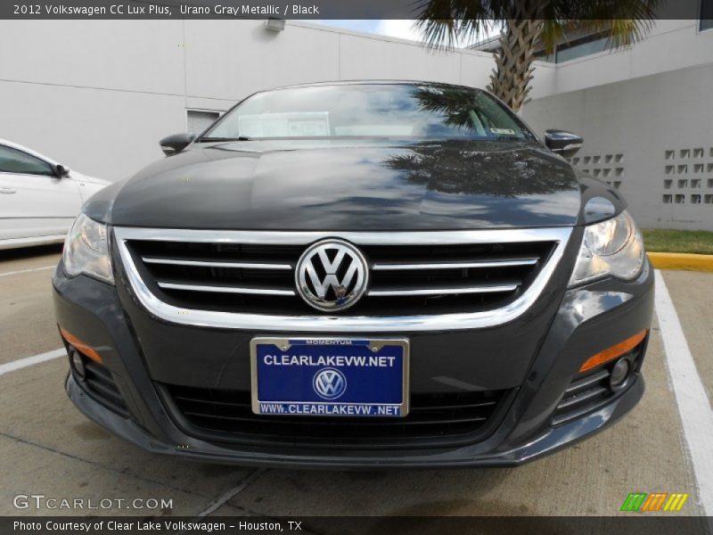 Urano Gray Metallic / Black 2012 Volkswagen CC Lux Plus