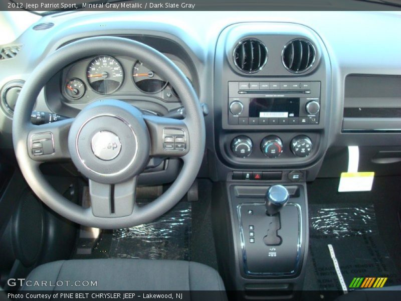 Mineral Gray Metallic / Dark Slate Gray 2012 Jeep Patriot Sport