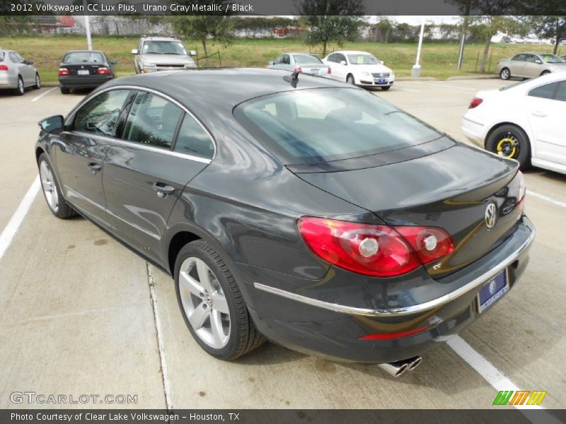 Urano Gray Metallic / Black 2012 Volkswagen CC Lux Plus