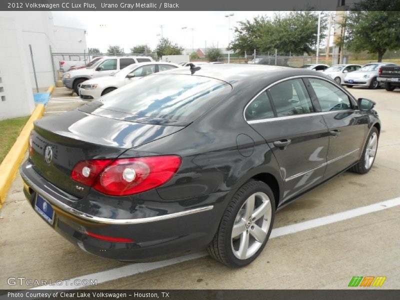 Urano Gray Metallic / Black 2012 Volkswagen CC Lux Plus