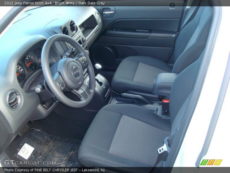 Bright White / Dark Slate Gray 2012 Jeep Patriot Sport 4x4