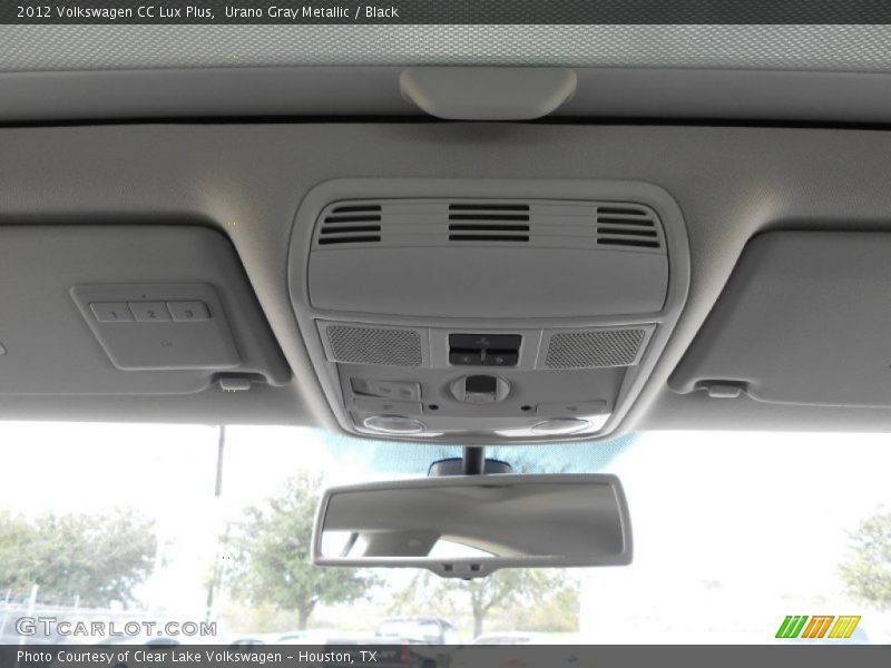 Urano Gray Metallic / Black 2012 Volkswagen CC Lux Plus