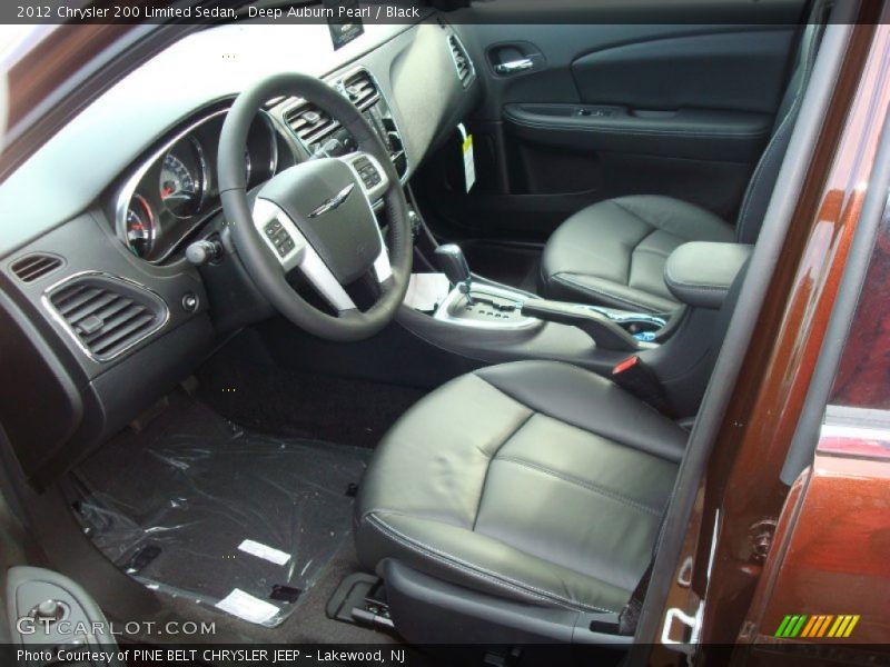 2012 200 Limited Sedan Black Interior