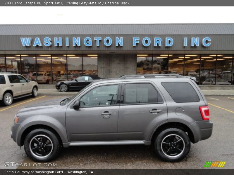 Sterling Grey Metallic / Charcoal Black 2011 Ford Escape XLT Sport 4WD